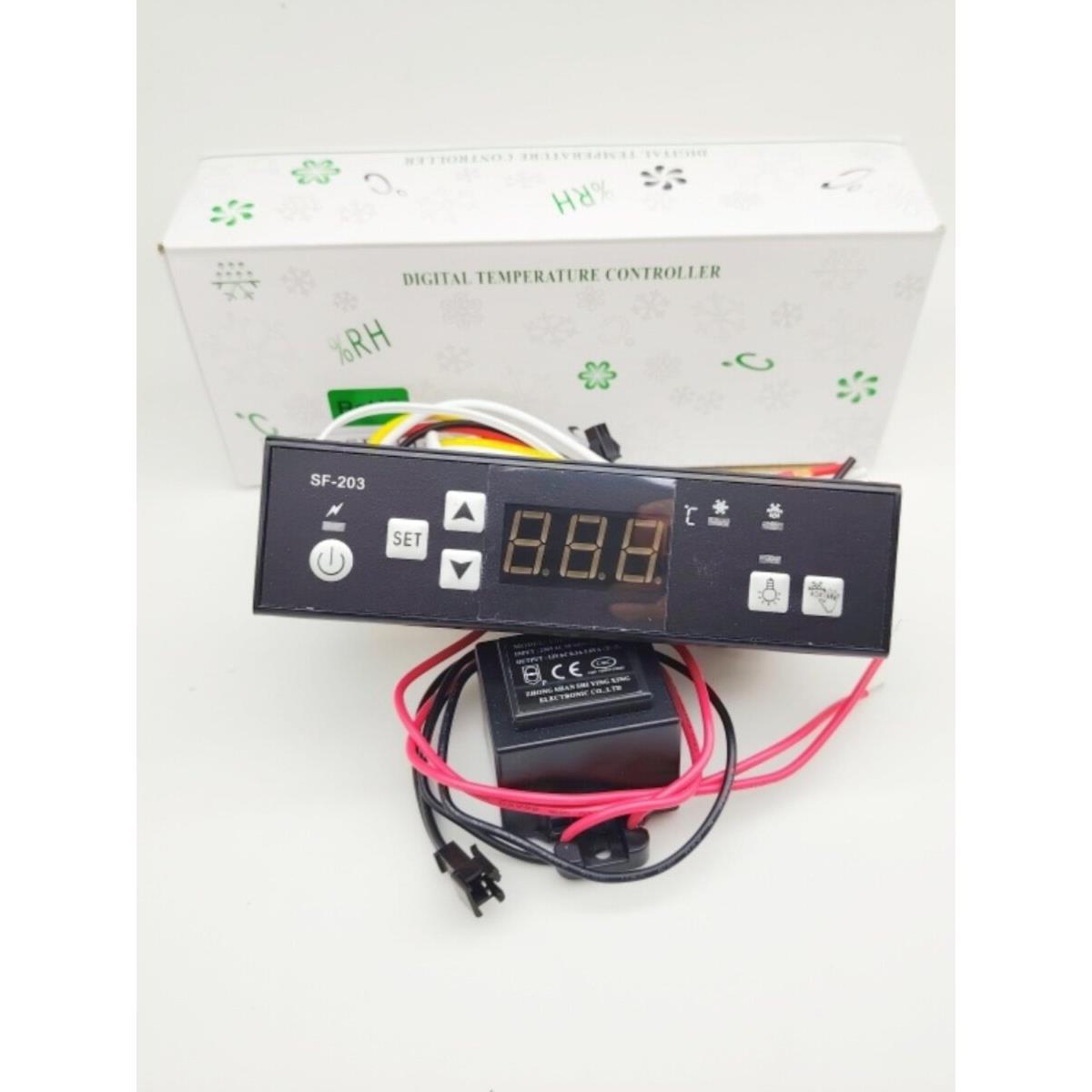 中山尚方SF-203温控器展示柜温度控制器 冰柜 雪柜电子温控器220V