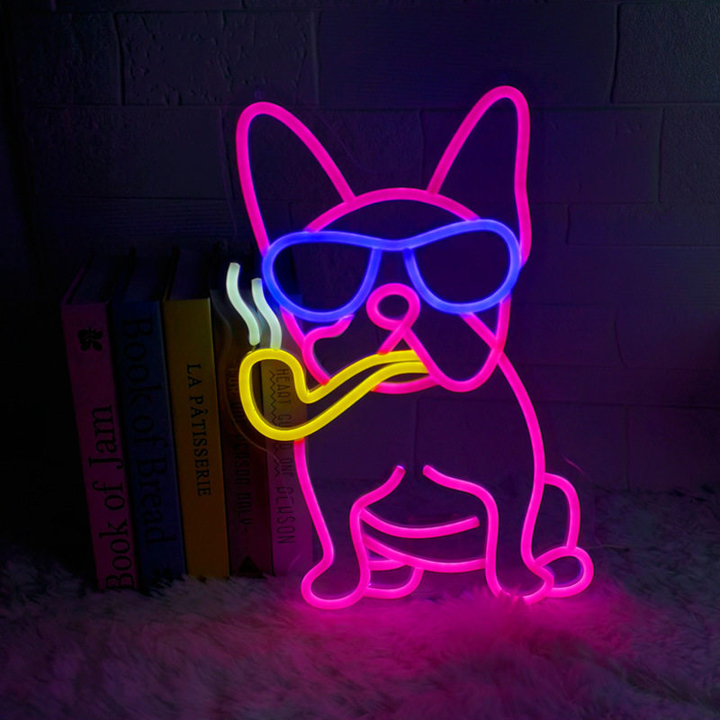 网红狗狗LED造型氛围灯
