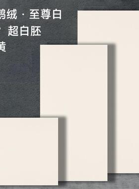 白胚天鹅绒柔光肌肤釉瓷75砖00x超1691500奶油风微水泥墙砖600x12