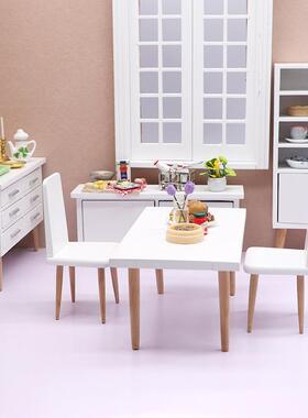 1:12O迷模你娃屋家具配件DOLLHUSE摆件微缩12分现代娃风厨XMG房型