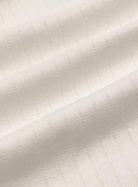 麻新SLL品亚棉抽双针开面针织面料休闲衫衣春夏秋26SS
