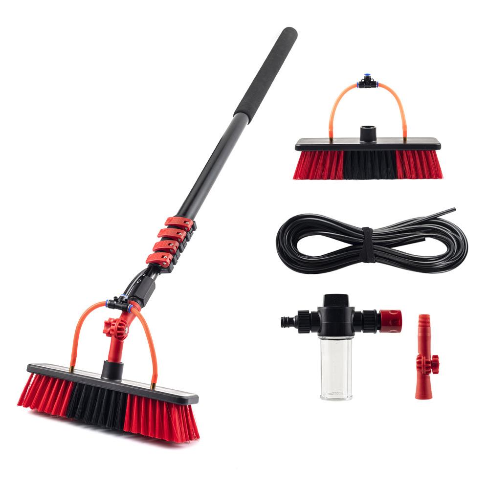 光伏板清清洁洗工具4.6能米伸缩杆通水清洗CGW刷太阳广告玻璃清牌