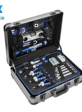 普斯1LVQ沃装58PCS手动工套汽车修理工具套件机械工具箱家用具套