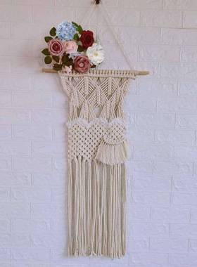 新品上西市波家米亚风01285编织挂壁毯居日用挂