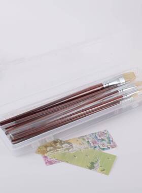 扇洛水粉笔水洗渝鬃笔头美术生专YLG用美丙烯画笔油画博笔形笔刷