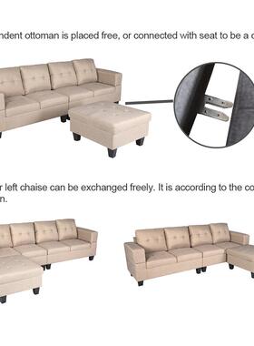 轻奢艺沙发户布客厅家型具后现小代沙NYQ发床