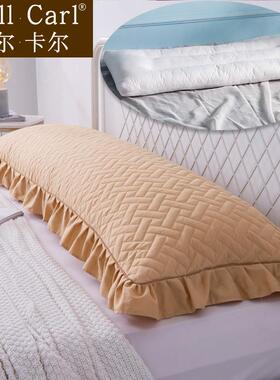 6z人1套1.5米长纯棉双人长枕头套枕1.F756S76H2米情侣双枕套蕾丝