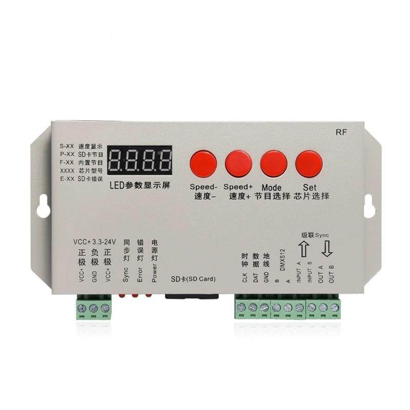 K-1000C器/TWGE-1000S全彩控制led幻彩程灯带2812b跑模组马可编调