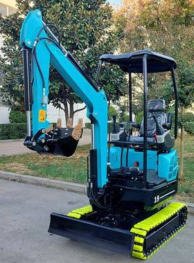 1吨微型挖掘机小挖机厂家直供MiiEExcav拆nator挖沟破C可DLH出口