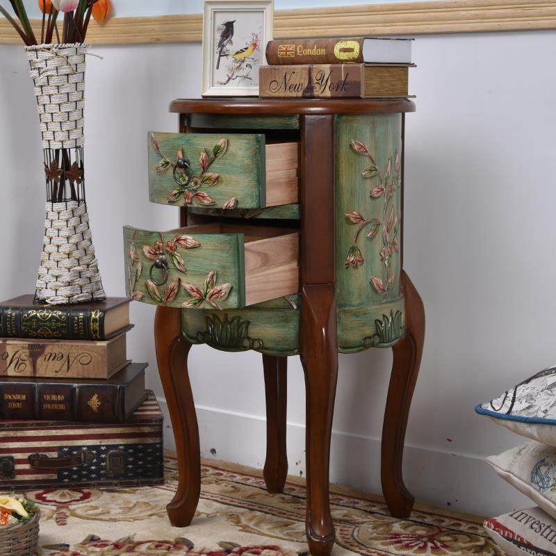 木美式客厅实沙发边SNO几角几复简约小古桌圆茶几斗柜床头储物小,鲜花速递/花卉仿真/绿植园艺,其它园艺用品,淘宝优惠券,粉丝福利购,淘宝优惠卷