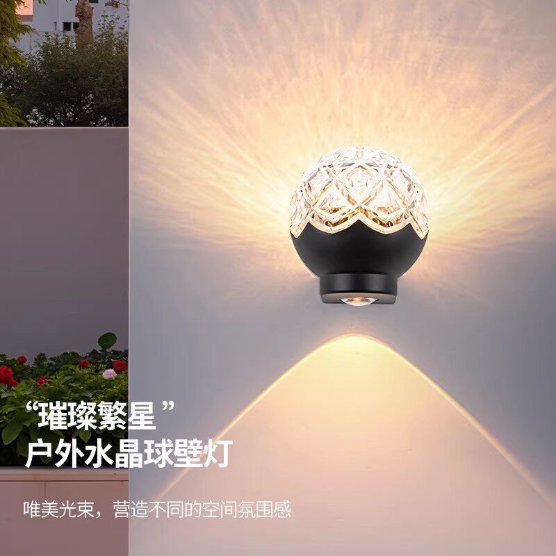 户外壁灯庭院墙灯太阳能小院照明入户大门门前灯别墅围墙室外壁灯