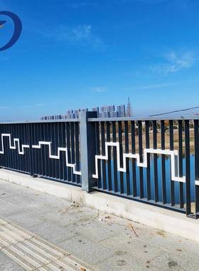 桥护栏灯亮化不锈复合安全防EYT护栏河道景钢区道梁路光防撞桥梁