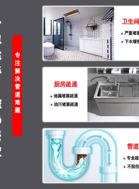 大功率电水管动道疏通器下水管道地漏专业下道清理工具疏PLB通机