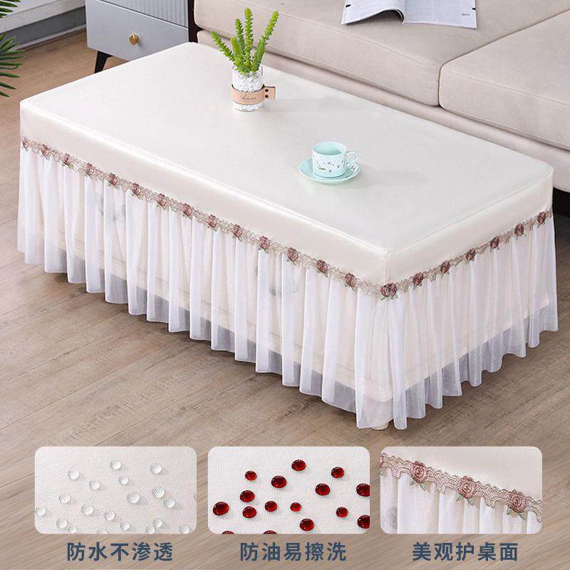 桌布茶防水EDT防油套罩长方形桌家餐用客几厅全包电视柜防尘台布