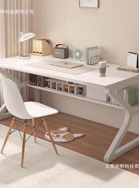 脑桌式家用电书台桌女生NXO卧室洞洞小桌子简易板出租屋学习桌写