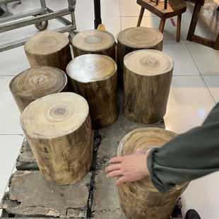 原木墩香樟木树墩树DCY桩木桩凳凳坐子花架根雕茶几实木大底座子