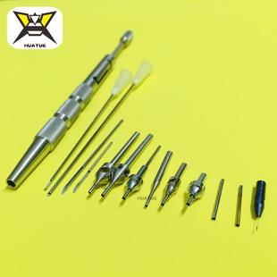 叭FUE植发针毛囊提取针器侧械仪器工具喇口不剃发头313孔钻发管