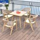 新户椅畅销休闲藤编现代简约家用商用外桌iMZF8960家具组款 合铝合