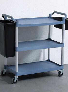 碗车餐车收三层摊推车厨收房酒店餐厅上菜推车饭店小UIU推摆车商