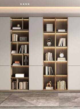 海盐书工厂屋全铝蜂窝板书房书MDD桌柜家具现代简约设一体全组合