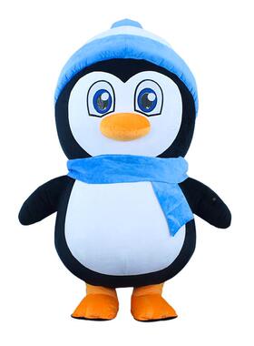 充气服装偶企鹅充气人OFE偶服走装人穿的玩服偶装行气人模