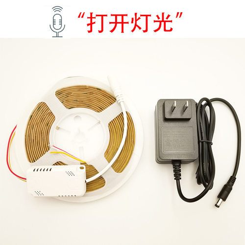 12V-COB灯带三色调光语音夜灯