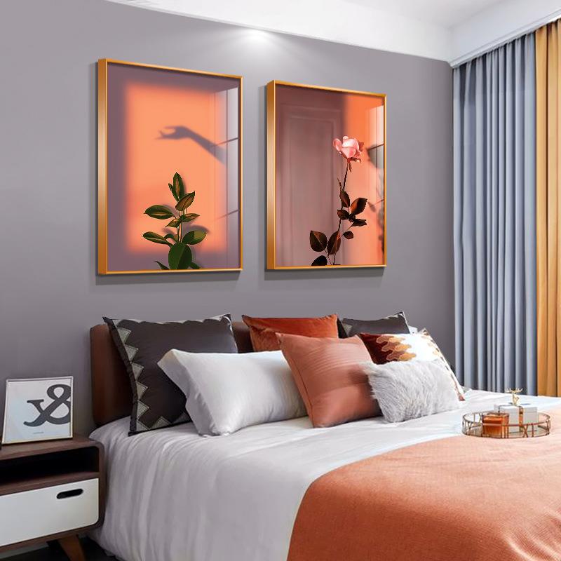 画壁卧室床头装饰画现1代TM-64234简约床头画202新款人物主卧房间