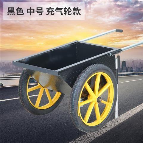 彬鑫筑翻斗垃车轮劳动工地两小手推搬运UHF车建水泥家用圾灰斗车