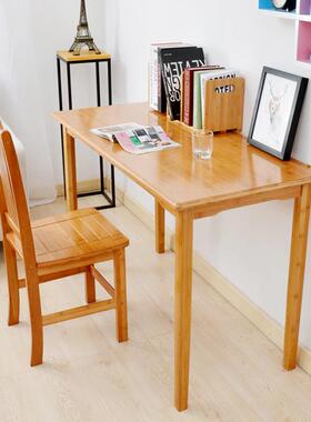楠竹儿童学习桌BPS套装实木写字小学用写字台桌课桌家作生业桌家