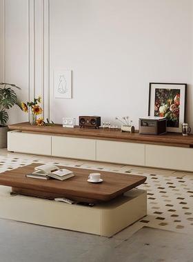 复古IFI中风茶几客厅极家用简约简小户型茶桌创意组茶几电视古柜