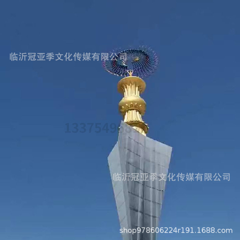 不锈钢风动雕塑城市景观小品