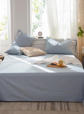 1上A类水洗棉四件套床棉棉床单被套.5米用品三4件套床笠1VLF.8m