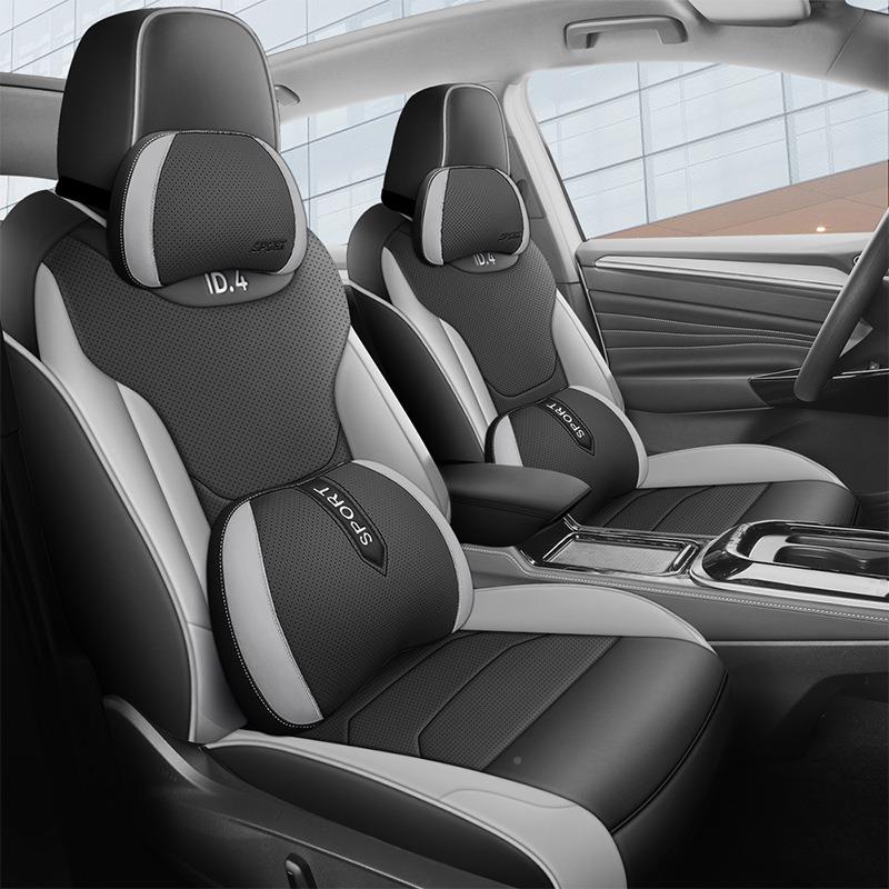 众ID4X新能924源专用汽车座套ID4CRZZ四季透0气皮垫坐全大包围座