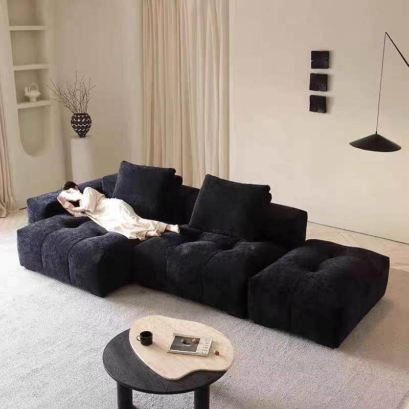 尼尔像素布艺排沙发黑色复古直豆腐块转角客组雪合现代简约厅OJI,鲜花速递/花卉仿真/绿植园艺,其它园艺用品,淘宝优惠券,粉丝福利购,淘宝优惠卷