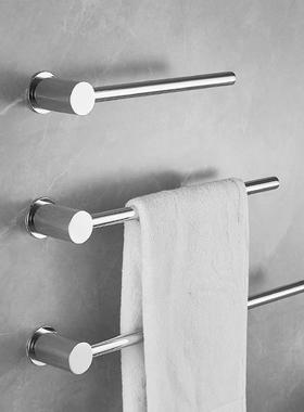生全铜单边毛巾架卫间毛店SIA巾杆风单杆浴巾架酒浴室极简创意挂