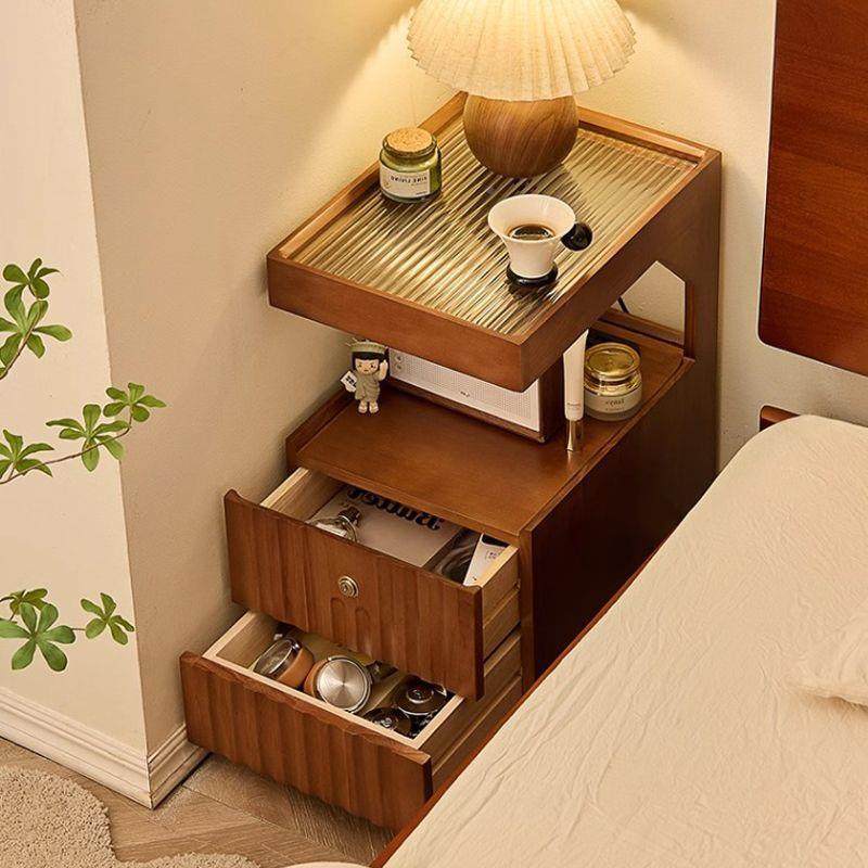 实木床头柜用卧室带锁储边物柜简约现代小型床置架简EMO物易收纳,鲜花速递/花卉仿真/绿植园艺,其它园艺用品,淘宝优惠券,粉丝福利购,淘宝优惠卷