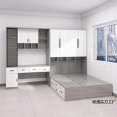 家合用儿房卧室榻榻米床套装 柜一体组小衣户型带侧柜硕漫实力书桌