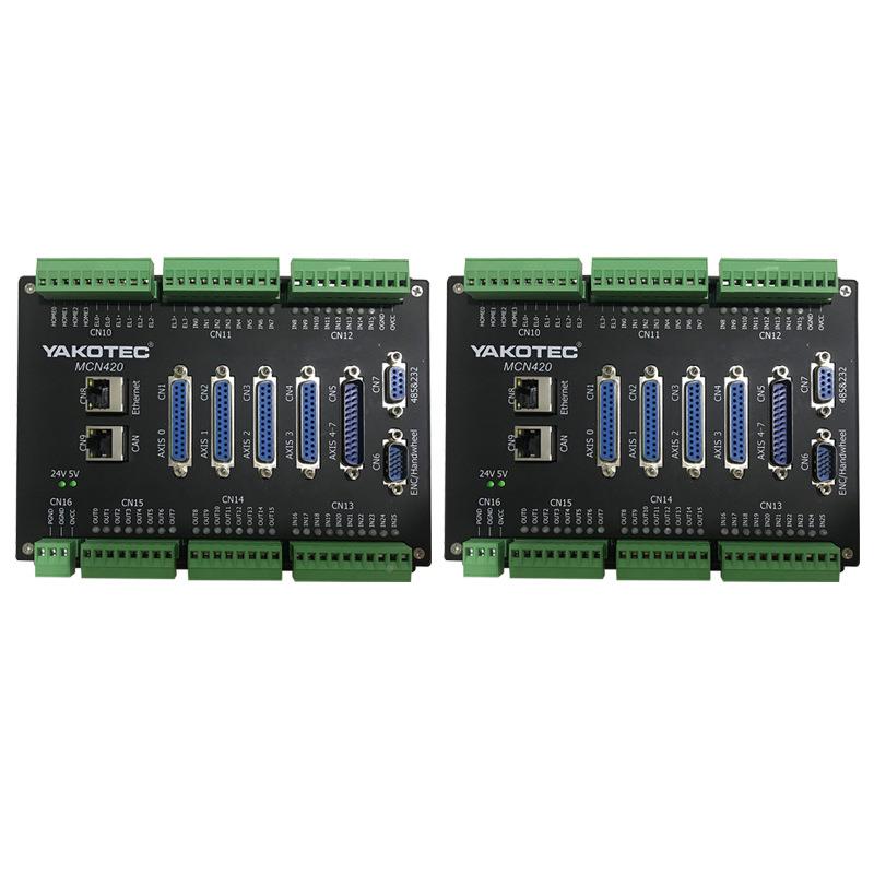 控MMC四轴MCNN421/CN420以太研网控制器4/服8轴脉冲式4MHz步进伺