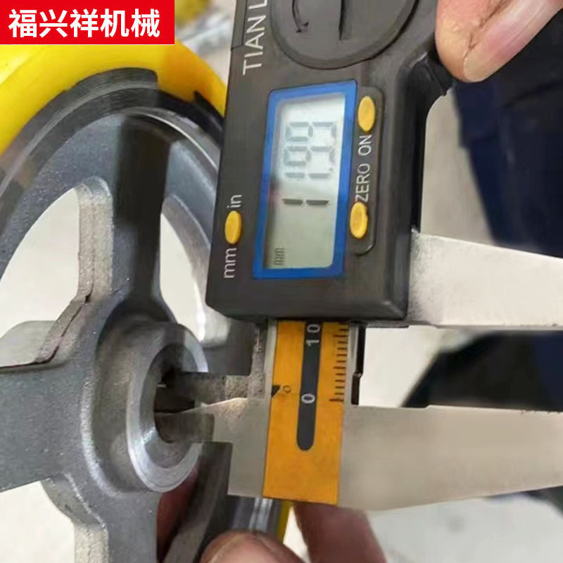 中型实心铁芯橡胶万向刹车脚轮