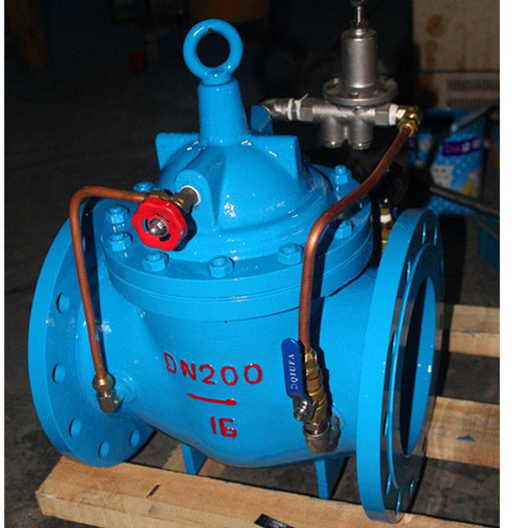 200X先导式压阀DN50PN16标准GB/T13927水利工程消防专用