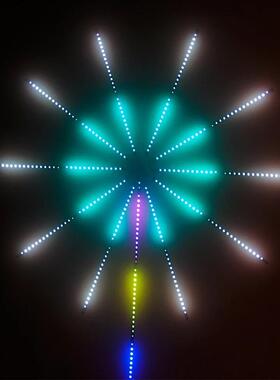 LED声控20522光波鼓烟花灯带乐器鼓灯酒吧追奏R光音乐氛围节灯GB