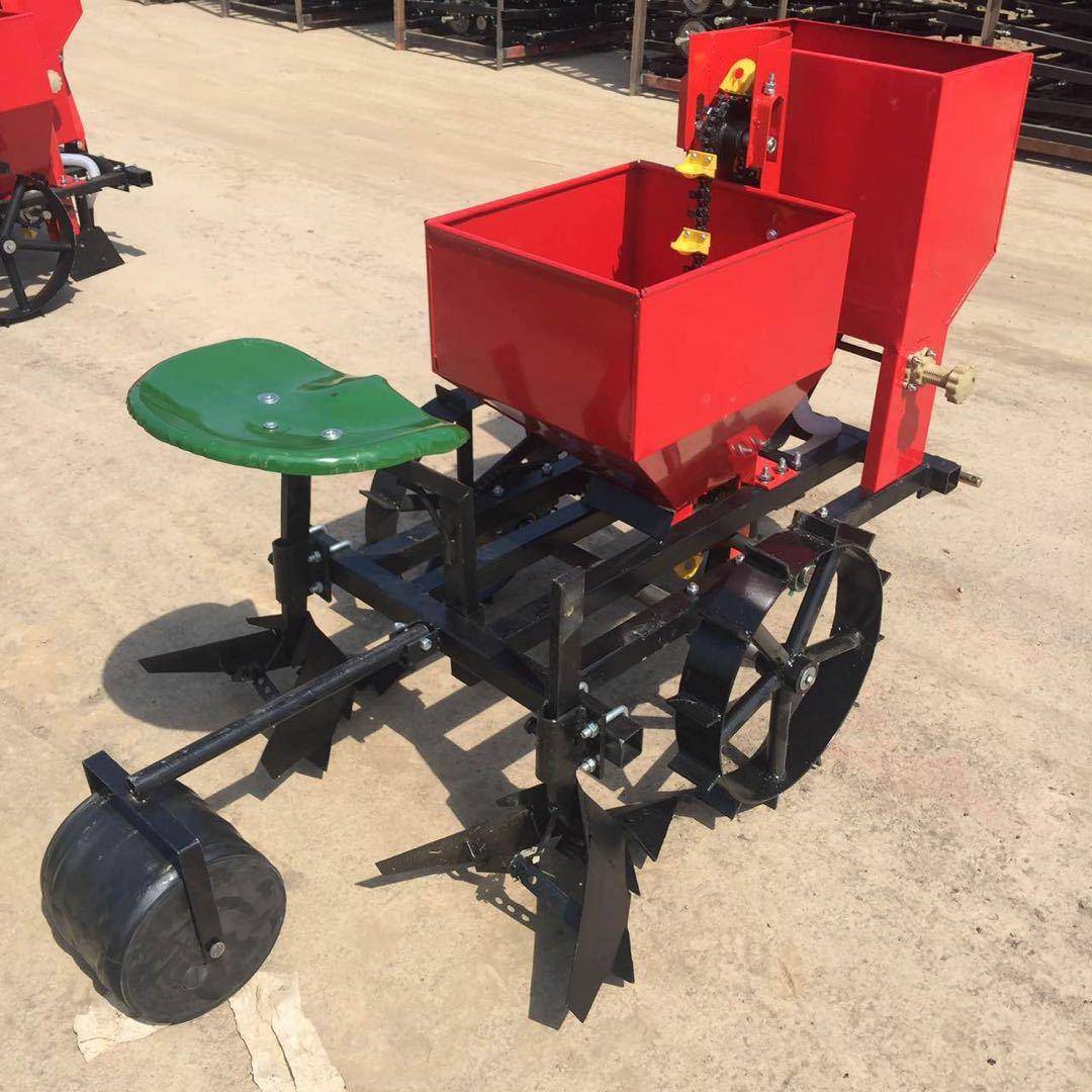 土播单垄单行机种机直销铃薯播马种农用拖豆拉机后置土豆种植机