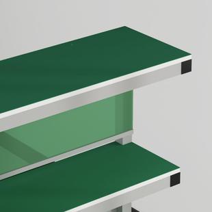 新款检厚防静653电工作加桌子三层带灯架装配流水线操作维修台验