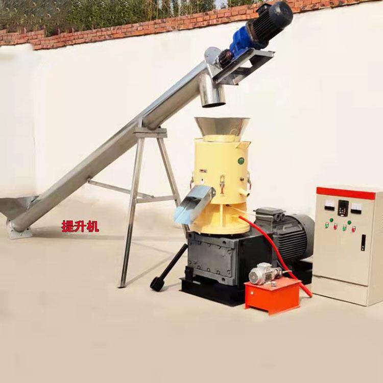 齿轮传动平模颗机木材粉碎生物粒机燃内料颗粒蒙生物质颗古秸秆造