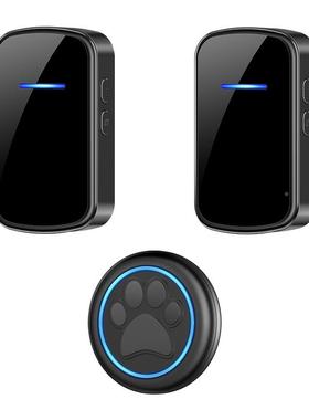 律无线狗门1铃用于训练通信外出6A7狗门铃0旋5个水音量防按钮2插