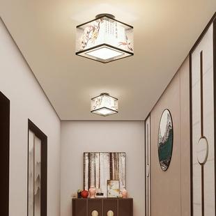 新中式走道灯玄关阳吸顶灯LD现代简门约卧室走廊台见描述厅中式小