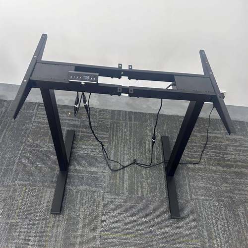 电动升降可桌智36856能两节正电机伸双缩装调节框架