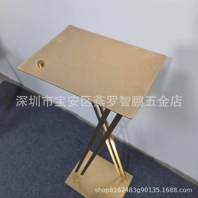 婚PNK庆婚礼道具方框路电镀金色几何引置花架舞台架室内布装饰子