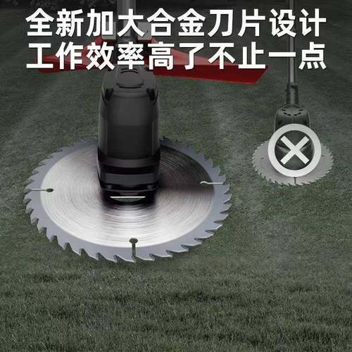 家用除机电锂割草草机手持电打草机园JVX林修剪机充电式锂电轻动