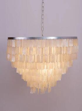 意大利Hert贝壳灯家居式法中古风餐厅客a厅创意复吊94716古卧室